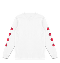 Load image into Gallery viewer, Rose Pedals - L/S T-Shirt (white)