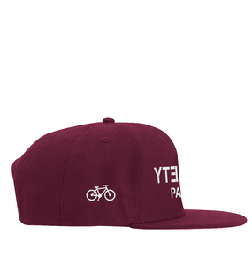Bikelenciaga - Snapback Hat (burgundy)